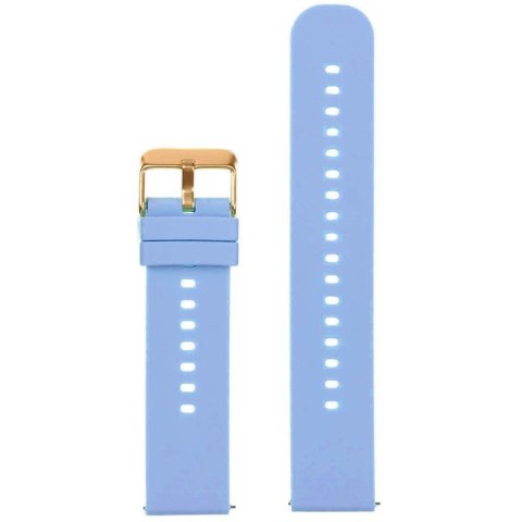 Pasek gumowy do zegarka U27 - jasnofioletowy/rosegold - 22mm Pasek gumowy do zegarka U27 - jasnofioletowy/rosegold - 22mm