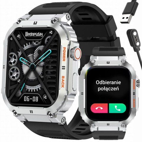 SMARTWATCH MĘSKI GRAVITY GT6-5 - WYKONYWANIE POŁĄCZEŃ, MONITOR SNU (sg020e) SMARTWATCH MĘSKI GRAVITY GT6-5 - WYKONYWANIE POŁĄCZEŃ, MONITOR SNU (sg020e)
