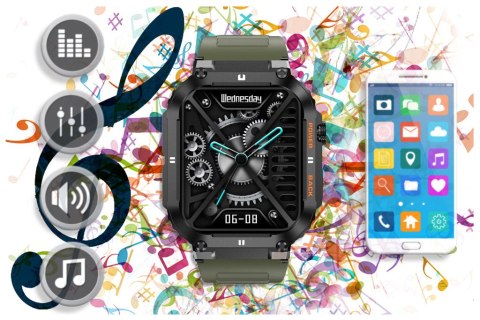 SMARTWATCH MĘSKI GRAVITY GT6-6 - WYKONYWANIE POŁĄCZEŃ, MONITOR SNU (sg020f) SMARTWATCH MĘSKI GRAVITY GT6-6 - WYKONYWANIE POŁĄCZEŃ, MONITOR SNU (sg020f)
