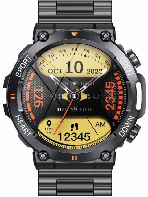 SMARTWATCH MĘSKI GRAVITY GT7-2 PRO - WYKONYWANIE POŁĄCZEŃ, PULSOKSYMETR (sg018b) SMARTWATCH MĘSKI GRAVITY GT7-2 PRO - WYKONYWANIE POŁĄCZEŃ, PULSOKSYMETR (sg018b)