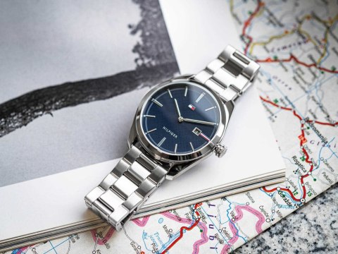 ZEGAREK MĘSKI TOMMY HILFIGER Theo 1710426 (zf092b) + BOX ZEGAREK MĘSKI TOMMY HILFIGER Theo 1710426 (zf092b) + BOX