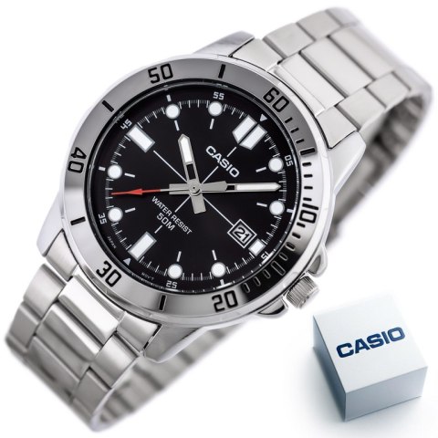 ZEGAREK MĘSKI CASIO MTP-VD01D-1EV (zd185a) + BOX ZEGAREK MĘSKI CASIO MTP-VD01D-1EV (zd185a) + BOX