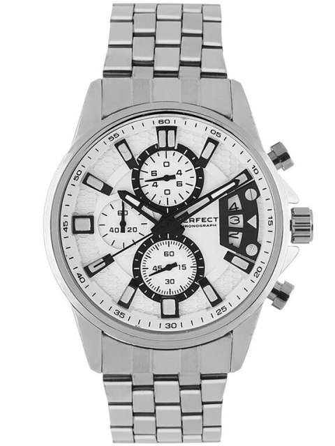 ZEGAREK MĘSKI PERFECT M504CH-01 - CHRONOGRAF (zp383a) + BOX ZEGAREK MĘSKI PERFECT M504CH-01 - CHRONOGRAF (zp383a) + BOX