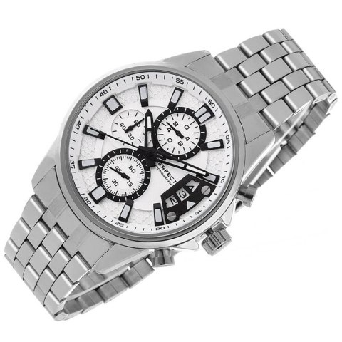ZEGAREK MĘSKI PERFECT M504CH-01 - CHRONOGRAF (zp383a) + BOX ZEGAREK MĘSKI PERFECT M504CH-01 - CHRONOGRAF (zp383a) + BOX