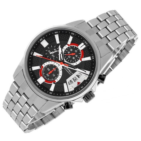 ZEGAREK MĘSKI PERFECT M504CH-02 - CHRONOGRAF (zp383b) + BOX ZEGAREK MĘSKI PERFECT M504CH-02 - CHRONOGRAF (zp383b) + BOX