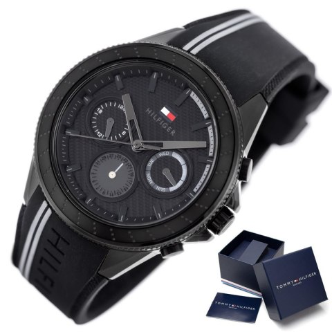 ZEGAREK MĘSKI TOMMY HILFIGER 1791861 Aiden (zf095a) + BOX ZEGAREK MĘSKI TOMMY HILFIGER 1791861 Aiden (zf095a) + BOX