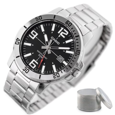 ZEGAREK MĘSKI CASIO MTP-VD01D-1BV + BOX ZEGAREK MĘSKI CASIO MTP-VD01D-1BV + BOX