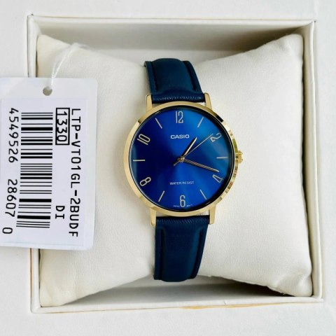 ZEGAREK DAMSKI CASIO LTP-VT01GL-2B + BOX ZEGAREK DAMSKI CASIO LTP-VT01GL-2B + BOX