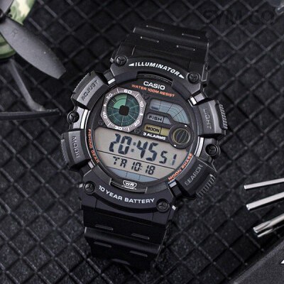 ZEGAREK MĘSKI CASIO Digital Moonphase WS-1500H-1A + BOX ZEGAREK MĘSKI CASIO Digital Moonphase WS-1500H-1A + BOX