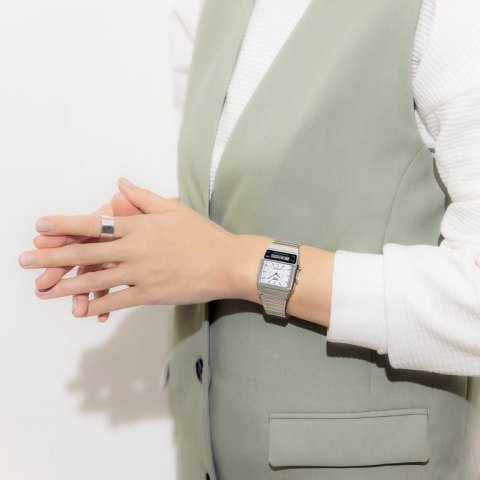ZEGAREK UNISEX CASIO Vintage Dual Time AQ-800E-7A + BOX ZEGAREK UNISEX CASIO Vintage Dual Time AQ-800E-7A + BOX