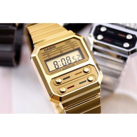 Zegarek Casio Retro Vintage A100WEG-9AEF (zd640e) Zegarek Casio Retro Vintage A100WEG-9AEF (zd640e)