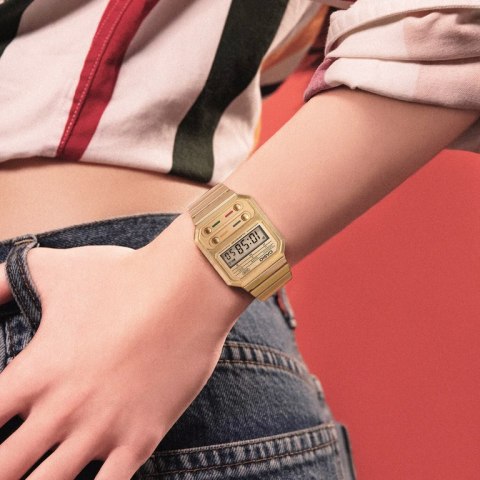 Zegarek Casio Retro Vintage A100WEG-9AEF (zd640e) Zegarek Casio Retro Vintage A100WEG-9AEF (zd640e)
