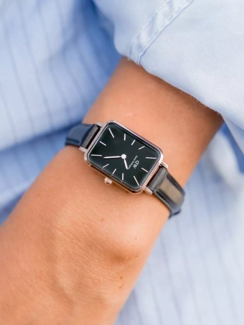 ZEGAREK DAMSKI DANIEL WELLINGTON DW00100435 - Quadro Pressed Sheffield Rose Gold 20mm + BOX ZEGAREK DAMSKI DANIEL WELLINGTON DW00100435 - Quadro Pressed Sheffield Rose Gold 20mm + BOX