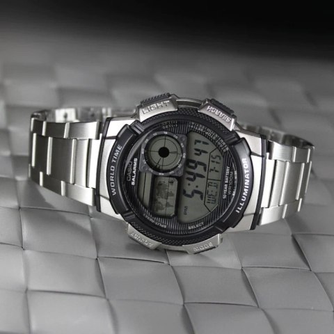 ZEGAREK MĘSKI CASIO AE-1000WD 1A (zd073h) - WORLD TIME + BOX ZEGAREK MĘSKI CASIO AE-1000WD 1A (zd073h) - WORLD TIME + BOX