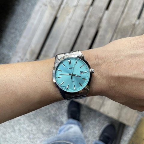 ZEGAREK MĘSKI CASIO TIFFANY BLUE MTP-VD03D-2A3 + BOX ZEGAREK MĘSKI CASIO TIFFANY BLUE MTP-VD03D-2A3 + BOX