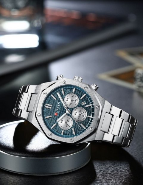 ZEGAREK MĘSKI CURREN 8440 CHRONO (zc047a) +BOX ZEGAREK MĘSKI CURREN 8440 CHRONO (zc047a) +BOX