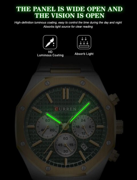 ZEGAREK MĘSKI CURREN 8440 CHRONO (zc047b) + BOX ZEGAREK MĘSKI CURREN 8440 CHRONO (zc047b) + BOX