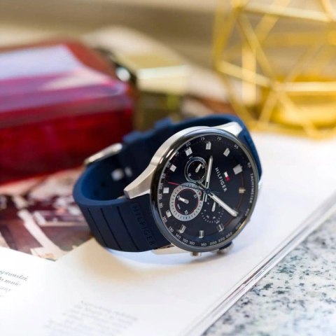 ZEGAREK MĘSKI TOMMY HILFIGER MAX 1791970 (zf103a) + BOX ZEGAREK MĘSKI TOMMY HILFIGER MAX 1791970 (zf103a) + BOX