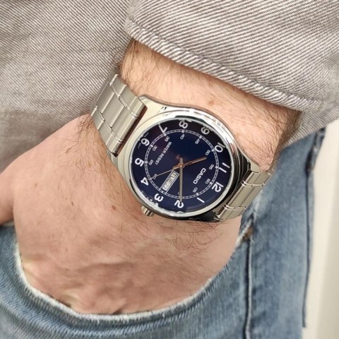 Zegarek Męski Casio Collection MTP-V006D-2B + BOX Zegarek Męski Casio Collection MTP-V006D-2B + BOX