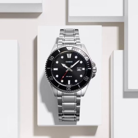 Zegarek Męski Casio MDV-107D-1A1 WR200 + BOX Zegarek Męski Casio MDV-107D-1A1 WR200 + BOX