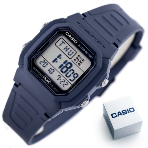 ZEGAREK MĘSKI CASIO W-800H-2A (zd100c) - KLASYKA + BOX ZEGAREK MĘSKI CASIO W-800H-2A (zd100c) - KLASYKA + BOX