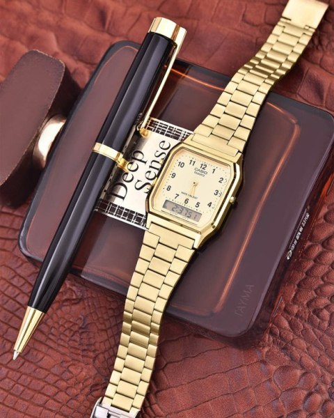 ZEGAREK UNISEX CASIO AQ-230GA-9BMQ Vintage Maxi + BOX ZEGAREK UNISEX CASIO AQ-230GA-9BMQ Vintage Maxi + BOX