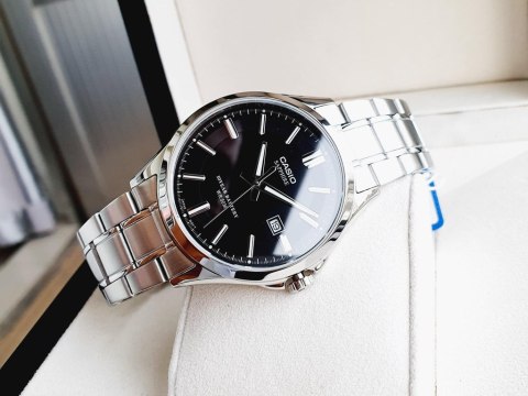 Zegarek Męski Casio MTS-100D-1A + BOX (zd236a) SZAFIR Zegarek Męski Casio MTS-100D-1A + BOX (zd236a) SZAFIR
