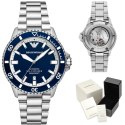 ZEGAREK MĘSKI EMPORIO ARMANI AR60079 Sea Explorer AUTOMATIC (zi110a) + BOX
