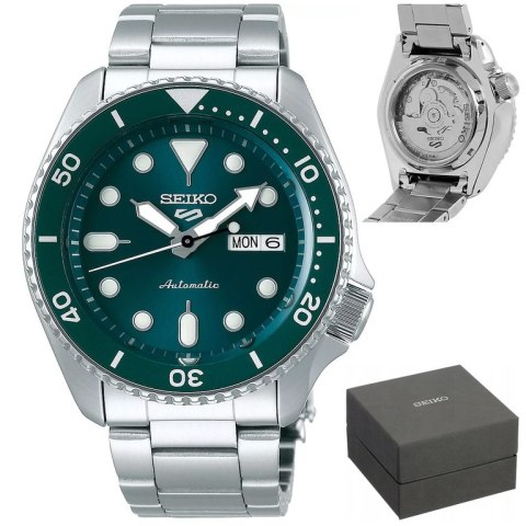 ZEGAREK MĘSKI SEIKO 5 SRPD61K1 AUTOMAT + BOX ZEGAREK MĘSKI SEIKO 5 SRPD61K1 AUTOMAT + BOX