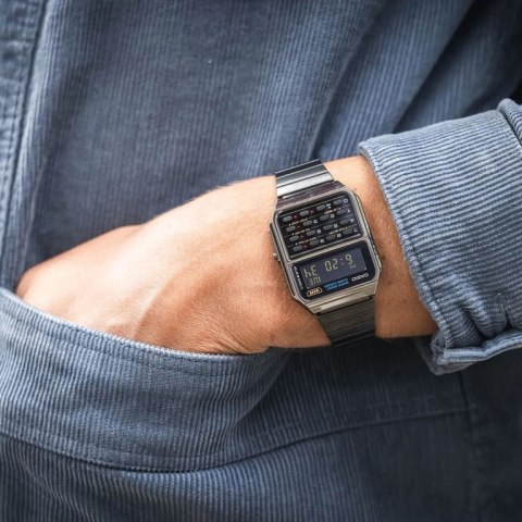 Zegarek Unisex Casio CA-500WEGG-1B kalkulator + BOX Zegarek Unisex Casio CA-500WEGG-1B kalkulator + BOX