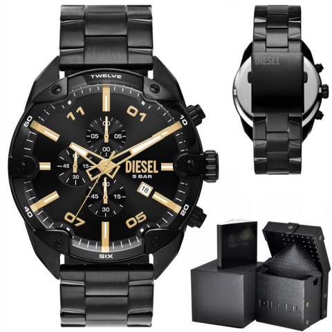 ZEGAREK MĘSKI DIESEL Spiked Chronograph DZ4644 + BOX ZEGAREK MĘSKI DIESEL Spiked Chronograph DZ4644 + BOX