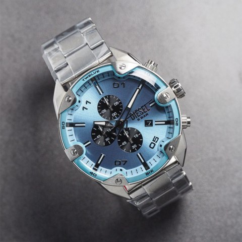 ZEGAREK MĘSKI DIESEL Spiked Chronograph DZ4655 + BOX ZEGAREK MĘSKI DIESEL Spiked Chronograph DZ4655 + BOX