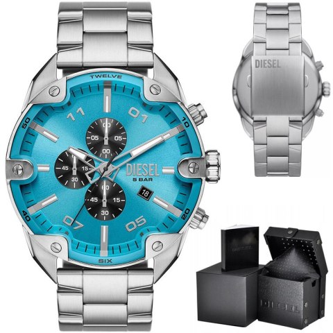 ZEGAREK MĘSKI DIESEL Spiked Chronograph DZ4655 + BOX ZEGAREK MĘSKI DIESEL Spiked Chronograph DZ4655 + BOX