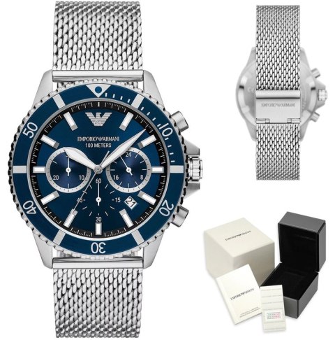 ZEGAREK MĘSKI EMPORIO ARMANI AR11587 DIVER (zi113a) + BOX ZEGAREK MĘSKI EMPORIO ARMANI AR11587 DIVER (zi113a) + BOX
