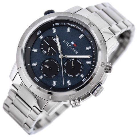 ZEGAREK MĘSKI TOMMY HILFIGER Troy 1792104 + BOX ZEGAREK MĘSKI TOMMY HILFIGER Troy 1792104 + BOX