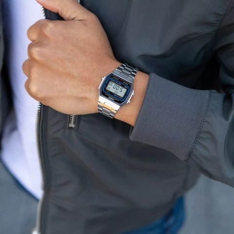 ZEGAREK UNISEX CASIO A164WA-1QJH - VINTAGE + BOX ZEGAREK UNISEX CASIO A164WA-1QJH - VINTAGE + BOX