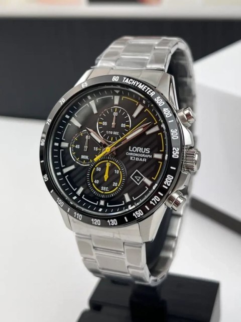 Zegarek Męski Lorus Chronograph 45 mm RM397HX9 + BOX Zegarek Męski Lorus Chronograph 45 mm RM397HX9 + BOX