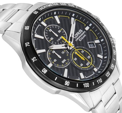 Zegarek Męski Lorus Chronograph 45 mm RM397HX9 + BOX Zegarek Męski Lorus Chronograph 45 mm RM397HX9 + BOX