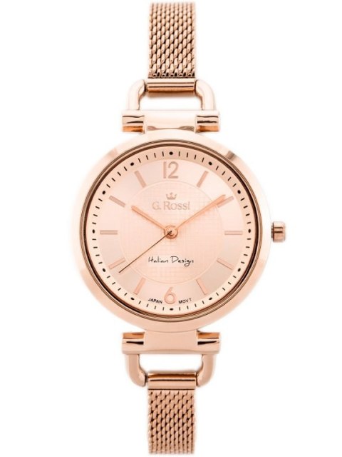 ZEGAREK G. ROSSI - LESTI - 3652B (zg772f) - rose gold + BOX ZEGAREK G. ROSSI - LESTI - 3652B (zg772f) - rose gold + BOX