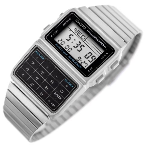 ZEGAREK MĘSKI CASIO VINTAGE DATABANK DBC-611-1D + BOX ZEGAREK MĘSKI CASIO VINTAGE DATABANK DBC-611-1D + BOX