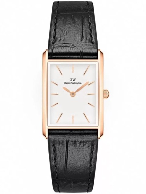ZEGAREK DAMSKI DANIEL WELLINGTON Bound Black Crocodile Rose Gold DW00100693 + BOX ZEGAREK DAMSKI DANIEL WELLINGTON Bound Black Crocodile Rose Gold DW00100693 + BOX