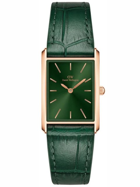 ZEGAREK DAMSKI DANIEL WELLINGTON Bound Crocodile Emerald Rose Gold 22mm DW00100694 + BOX ZEGAREK DAMSKI DANIEL WELLINGTON Bound Crocodile Emerald Rose Gold 22mm DW00100694 + BOX
