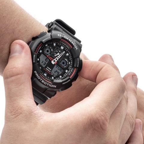 ZEGAREK MĘSKI CASIO G-SHOCK GA-100-1A4ER (zd135c) + BOX ZEGAREK MĘSKI CASIO G-SHOCK GA-100-1A4ER (zd135c) + BOX