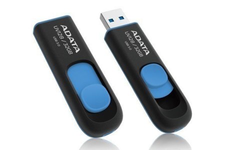 ADATA | UV128 | 32 GB | USB 3.0 | Czarny/Niebieski ADATA | UV128 | 32 GB | USB 3.0 | Czarny/Niebieski