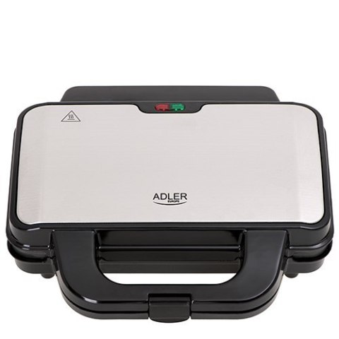 Adler | AD 3043 | Opiekacz do kanapek | 900 W | Liczba talerzy 1 | Liczba ciastek 2 | Czarny Adler | AD 3043 | Opiekacz do kanapek | 900 W | Liczba talerzy 1 | Liczba ciastek 2 | Czarny