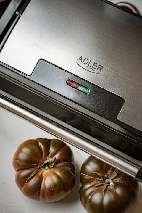 Adler | AD 3052 | Grill elektryczny | Stołowy | 1200 W | Stal nierdzewna Adler | AD 3052 | Grill elektryczny | Stołowy | 1200 W | Stal nierdzewna
