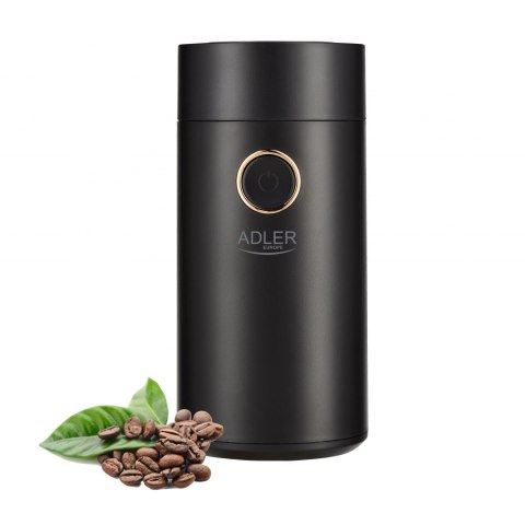 Adler | AD 4446bg | Młynek do kawy | 150 W | Pojemność ziaren kawy 75 g | Liczba filiżanek szt. | Czarny Adler | AD 4446bg | Młynek do kawy | 150 W | Pojemność ziaren kawy 75 g | Liczba filiżanek szt. | Czarny