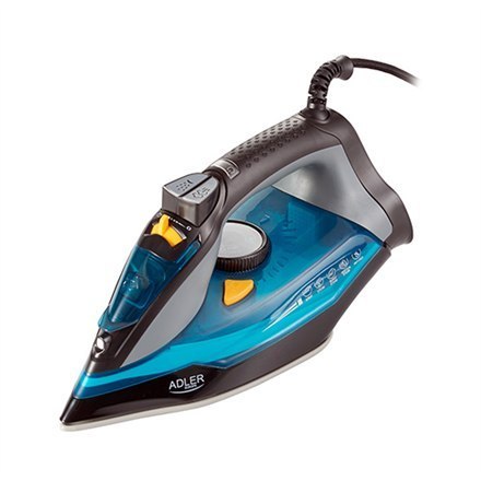 Adler | AD 5032 | Żelazko | Żelazko parowe | 3000 W | Pojemność zbiornika na wodę 350 ml | Ciągłe uderzenie pary 45 g/min | Wyda Adler | AD 5032 | Żelazko | Żelazko parowe | 3000 W | Pojemność zbiornika na wodę 350 ml | Ciągłe uderzenie pary 45 g/min | Wyda