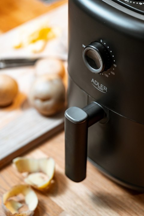 Adler | AD 6310 | Airfryer | Moc 2200 W | Pojemność 3 L | Technologia cyrkulacji gorącego powietrza | Czarny Adler | AD 6310 | Airfryer | Moc 2200 W | Pojemność 3 L | Technologia cyrkulacji gorącego powietrza | Czarny