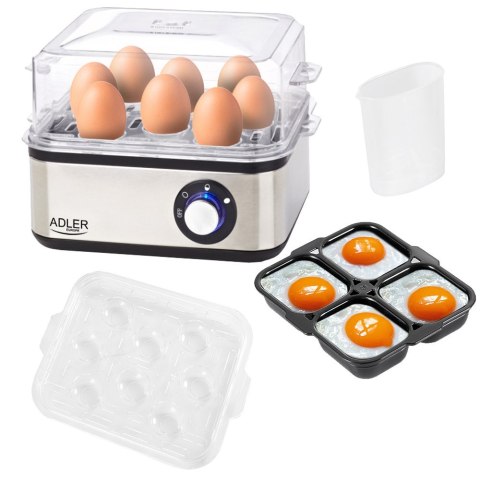 Adler | Bojler do jajek | AD 4486 | Stal nierdzewna | 800 W Adler | Bojler do jajek | AD 4486 | Stal nierdzewna | 800 W